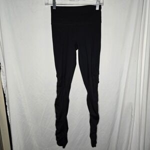Fabletics‎ Cashel Foldover Powerfoam Leggings Black XS Workout Athleisure Yoga